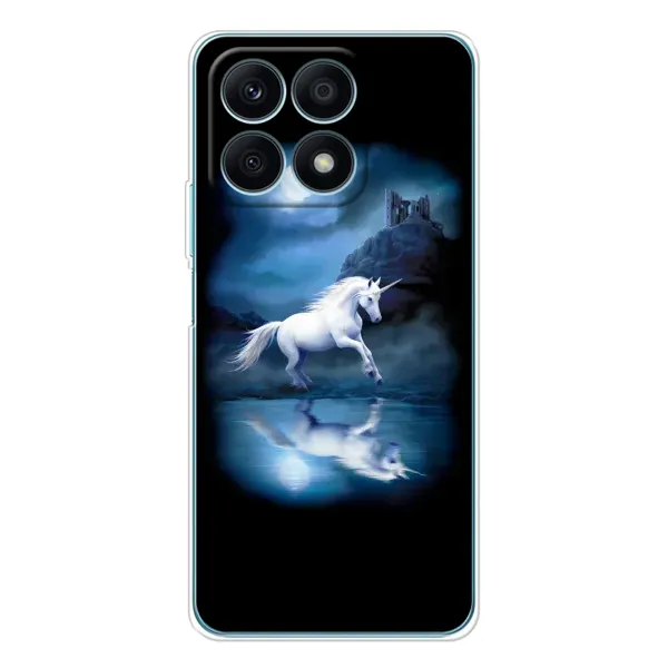 Чехол с рисунком «Единорог» для Huawei Honor X8a Чехол с рисунком «Единорог» для Huawei Honor X8a