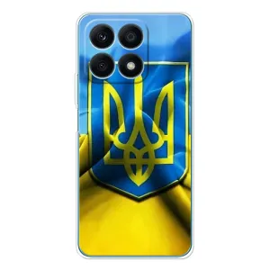 Чохол з картинкою (Патріотичний ГЕРБ) на Huawei Honor X8a (Герб і Прапор України)
