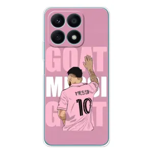 Чехлы Лео Месси в Майами на Huawei Honor X8a (GOAT MESSI)