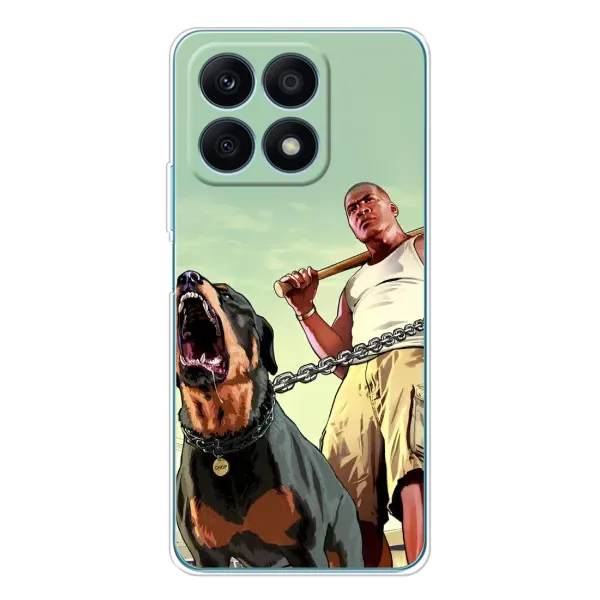 Чехол с рисунком «GTA» для Huawei Honor X8a Чехол с рисунком «GTA» для Huawei Honor X8a