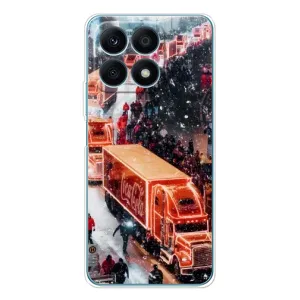 Чехлы на Новый Год Huawei Honor X8a (Кока Кола)