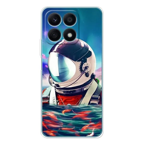 Чехол с рисунком «Космонавт в воде» для Huawei Honor X8a Чехол с рисунком «Космонавт в воде» для Huawei Honor X8a