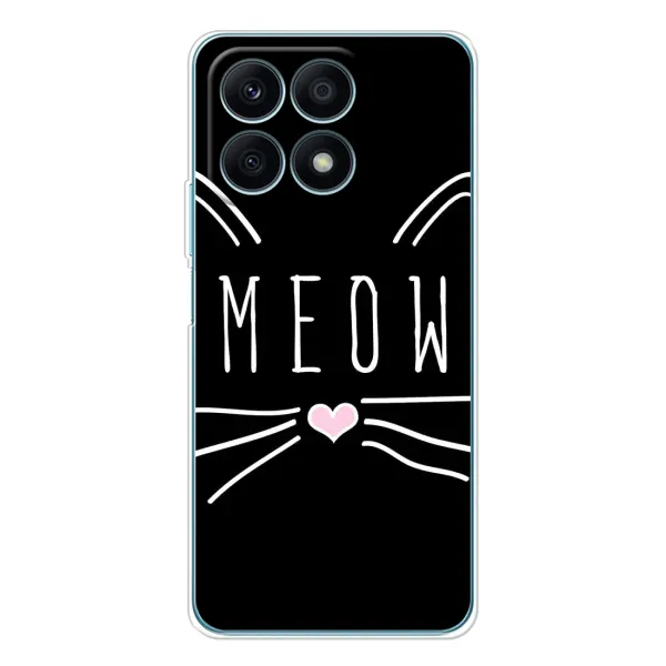 Чехол с рисунком «КОТИК MEOW» для Huawei Honor X8a