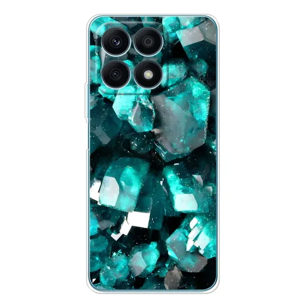 Чехол с рисунком «Кристалы» для Huawei Honor X8a Чехол с рисунком «Кристалы» для Huawei Honor X8a