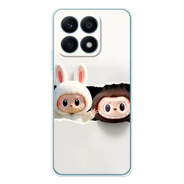 Чехол с рисунком «Фигурки Labubu» для Huawei Honor X8a Чехол с рисунком «Фигурки Labubu» для Huawei Honor X8a