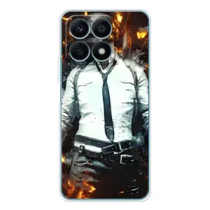 Чохол з картинкою "Герой Pubg" на Huawei Honor X8a (Man Пубг)