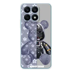 Силиконовый чехол для Huawei Honor X8a (Медведь Louis Vuitton)