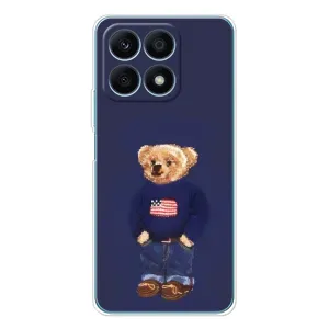 Чехлы Мишка Тедди для Хуавей Хонор X8a (Мишка USA)