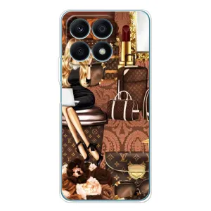 Чехол Стиль Louis Vuitton на Huawei Honor X8a (Мода Луи Виттон)