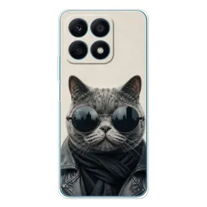 Чехол на тематику: Коты для Huawei Honor X8a (Модный кот)