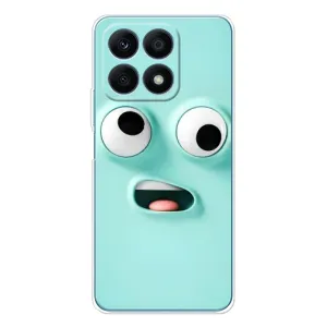 Силиконовые Чехлы (смешные стикеры) для Huawei Honor X8a (Забавное мятное лицо)