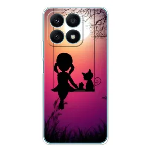 Дівчачий Чохол для Huawei Honor X8a (На гойдалці)