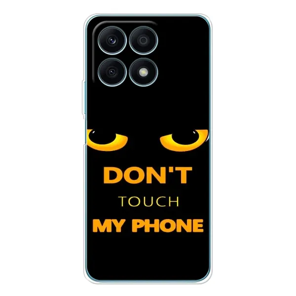 Чехол с рисунком «Не трогай мой телефон» для Huawei Honor X8a
