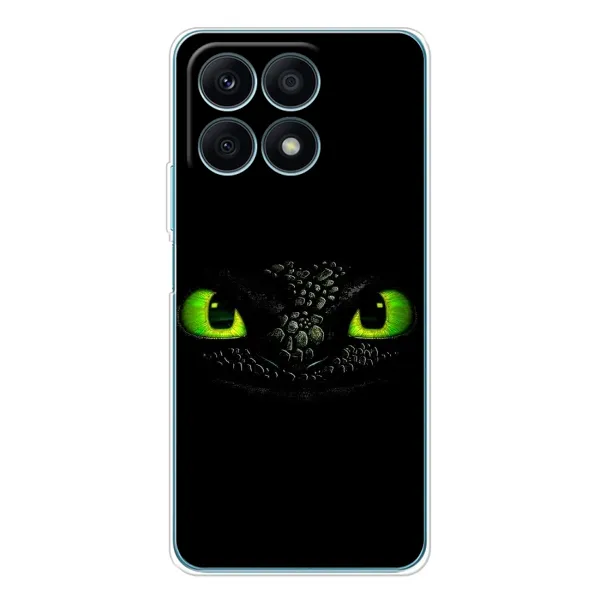 Чехол с рисунком «Глаза Беззубика» для Huawei Honor X8a Чехол с рисунком «Глаза Беззубика» для Huawei Honor X8a