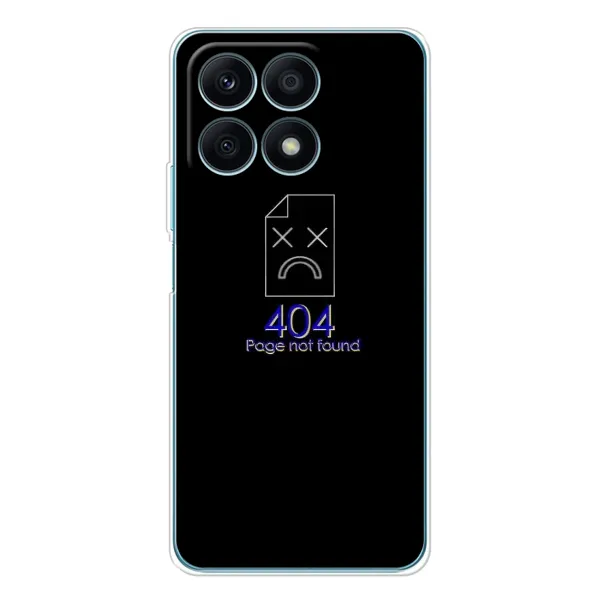 Чехол с рисунком «Ошибка 404» для Huawei Honor X8a Чехол с рисунком «Ошибка 404» для Huawei Honor X8a