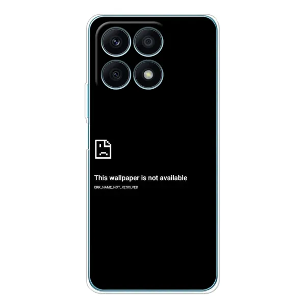 Чехол с рисунком «Ошибка» для Huawei Honor X8a Чехол с рисунком «Ошибка» для Huawei Honor X8a