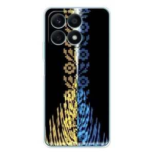 Силіконовый Чохол на Huawei Honor X8a (Патріотична вишиванка)