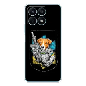 Чохол з принтом для Huawei Honor X8a (Патрон Воїн)