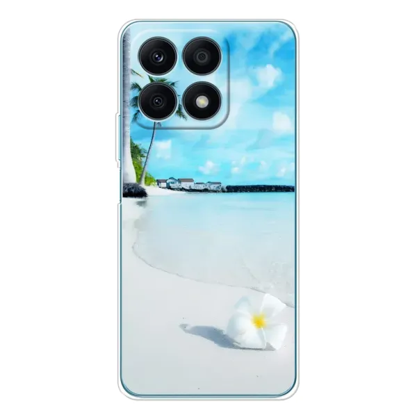 Чехол с рисунком «Пляж» для Huawei Honor X8a