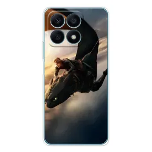Чехол дракон Беззубик для Huawei Honor X8a (Полет Беззубика)
