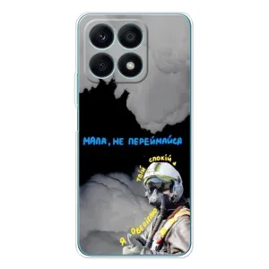 Чехол с Украинской символикой на Хуавей Хонор X8a (Призрак Киева)