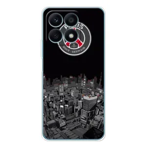 Силиконовые Чехлы принт Футбол на Huawei Honor X8a (PSG)