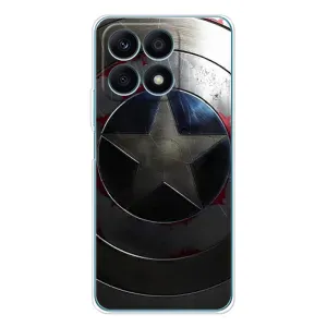 Чохол с Щітом Капітана Америки на Huawei Honor X8a (Ретро Щит Капітана)