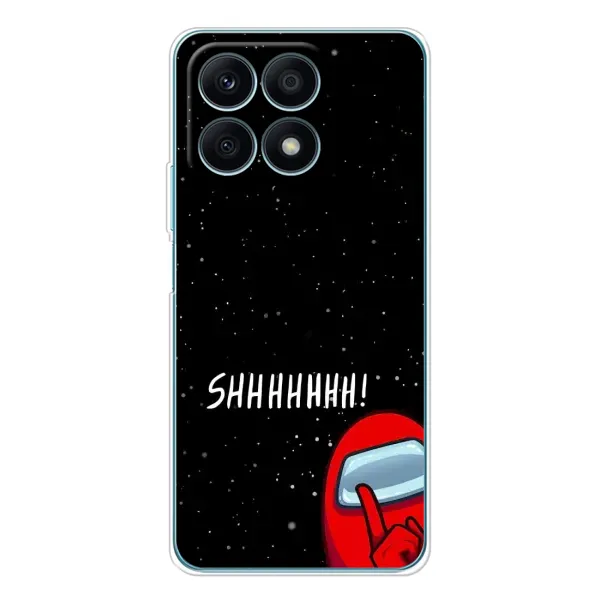 Чехол с рисунком «SHHHHH» для Huawei Honor X8a Чехол с рисунком «SHHHHH» для Huawei Honor X8a