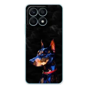 Бампер для Huawei Honor X8a с картинкой "Песики" (Собака Мопс)