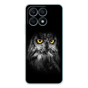 Чехлы с принтом СОВЫ для Huawei Honor X8a (Сова на чёрном)