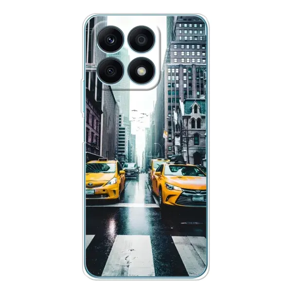 Чехол с рисунком «Такси» для Huawei Honor X8a Чехол с рисунком «Такси» для Huawei Honor X8a