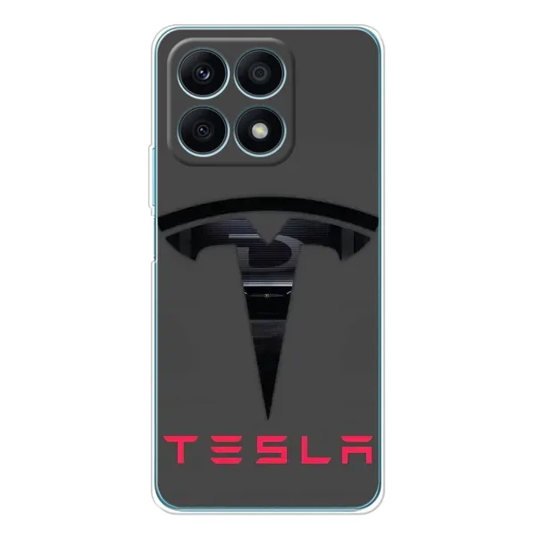 Чехол с рисунком «Logo TESLA» для Huawei Honor X8a