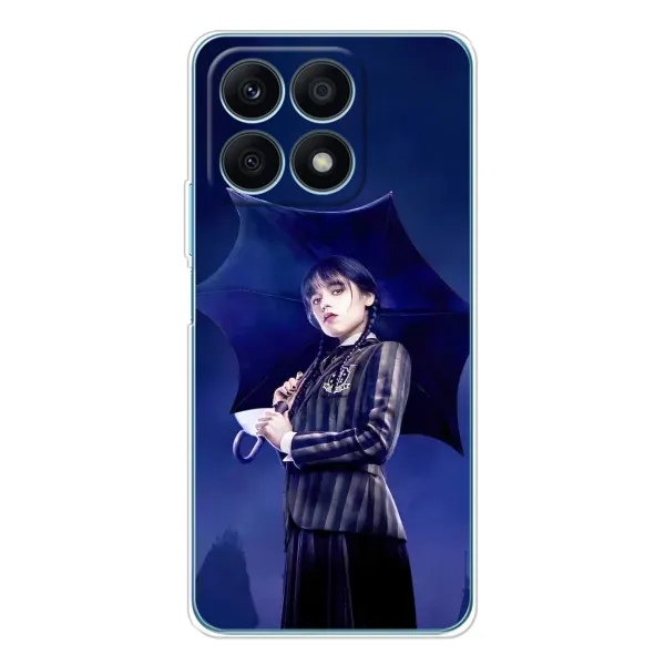 Чехол с рисунком «Уэнсдей с зонтом» для Huawei Honor X8a Чехол с рисунком «Уэнсдей с зонтом» для Huawei Honor X8a