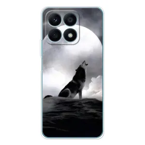 Чехол с Волком на Huawei Honor X8a (Волк и луна)