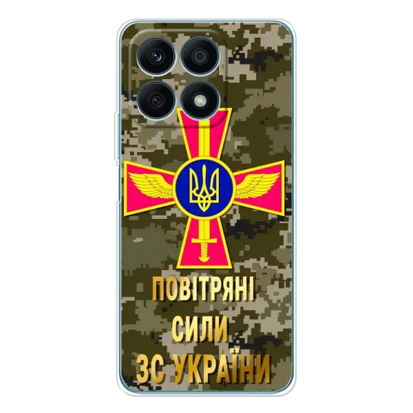 Чехол с рисунком «ВС ЗСУ» для Huawei Honor X8a Чехол с рисунком «ВС ЗСУ» для Huawei Honor X8a