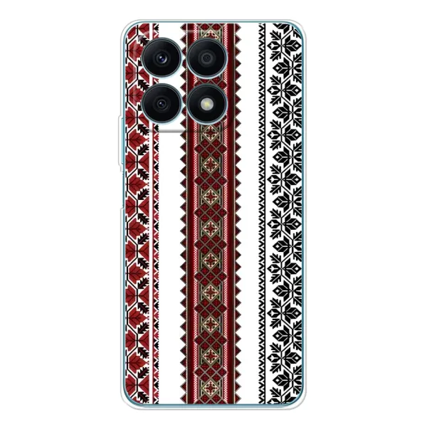 Чехол с рисунком «Вышиваночки» для Huawei Honor X8a Чехол с рисунком «Вышиваночки» для Huawei Honor X8a