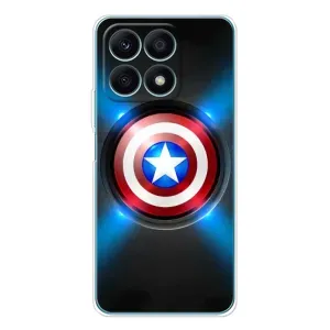 Чохол с Щітом Капітана Америки на Huawei Honor X8a (Яскраий Щит Капітана)