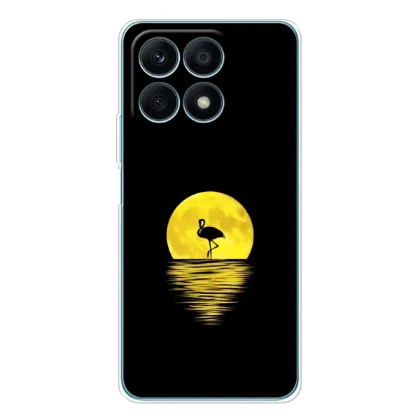 Чехол с рисунком «Желтый Закат» для Huawei Honor X8a