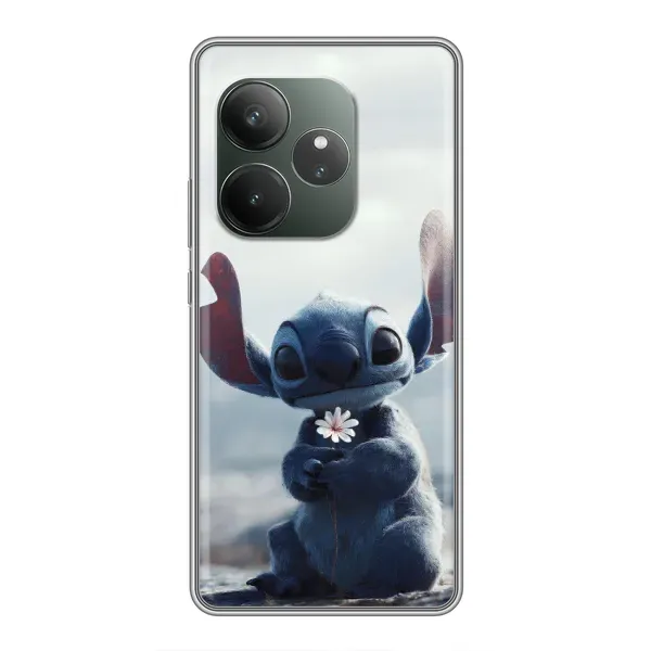 Чехол с рисунком «Стич с цветочком» для Huawei Honor X8d Чехол с рисунком «Стич с цветочком» для Huawei Honor X8d