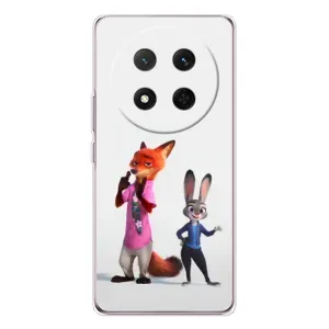 Силиконовый чехол с принтом Зоотрополіс для Huawei Honor X9c (Джуди и Ник)