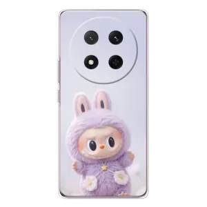 Чохол з принтом Лабубу для Huawei Honor X9c (Фіолетовий Лабубу)