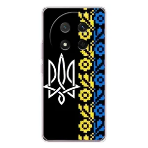 Силиконовый Чехол на Huawei Honor X9c (Герб и вышыванка)