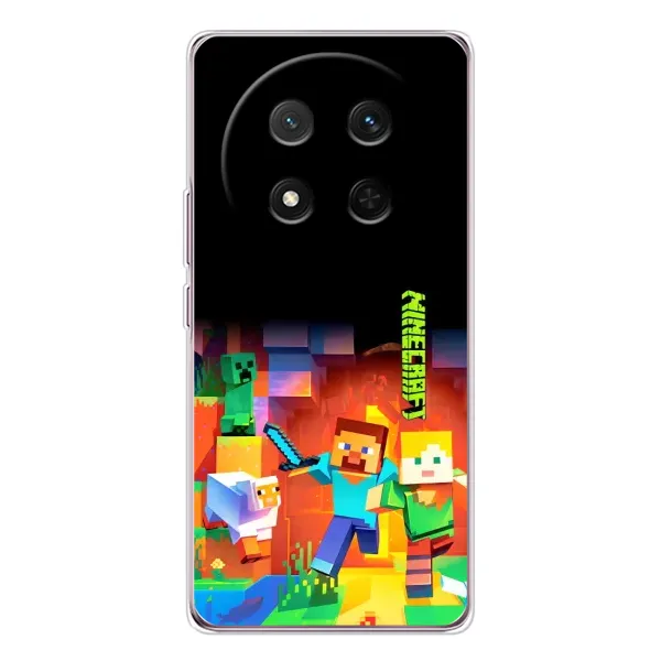 Чехол с рисунком «Герой Майнкрафт» для Huawei Honor X9c Чехол с рисунком «Герой Майнкрафт» для Huawei Honor X9c