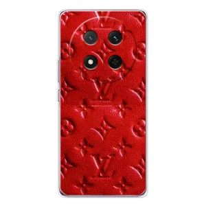 Текстурный Чехол Louis Vuitton для Хuawei Понор Х9с (Красный ЛВ)