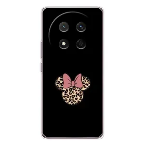 Чехол с леопардовым принтом на Huawei Honor X9c (Леопардовая Минни)