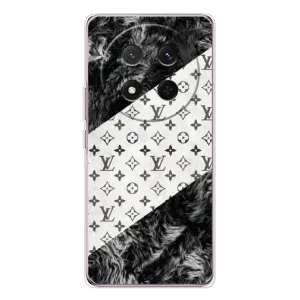 Чехол Стиль Louis Vuitton на Huawei Honor X9c (LV на белом)