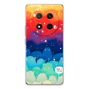 Силіконовий чохол з котиком для Huawei Honor X9c (Mew)