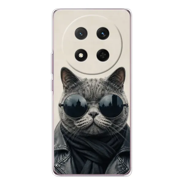 Чехол с рисунком «Модный кот» для Huawei Honor X9c Чехол с рисунком «Модный кот» для Huawei Honor X9c
