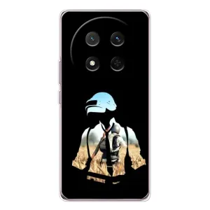 Силиконовый чехол с картинкой "Герой Pubg" на Huawei Honor X9c (Пубг мен)