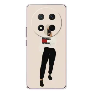 Силиконовый Чехол на Huawei Honor X9c с картинкой Стильных Девушек (Стильная)